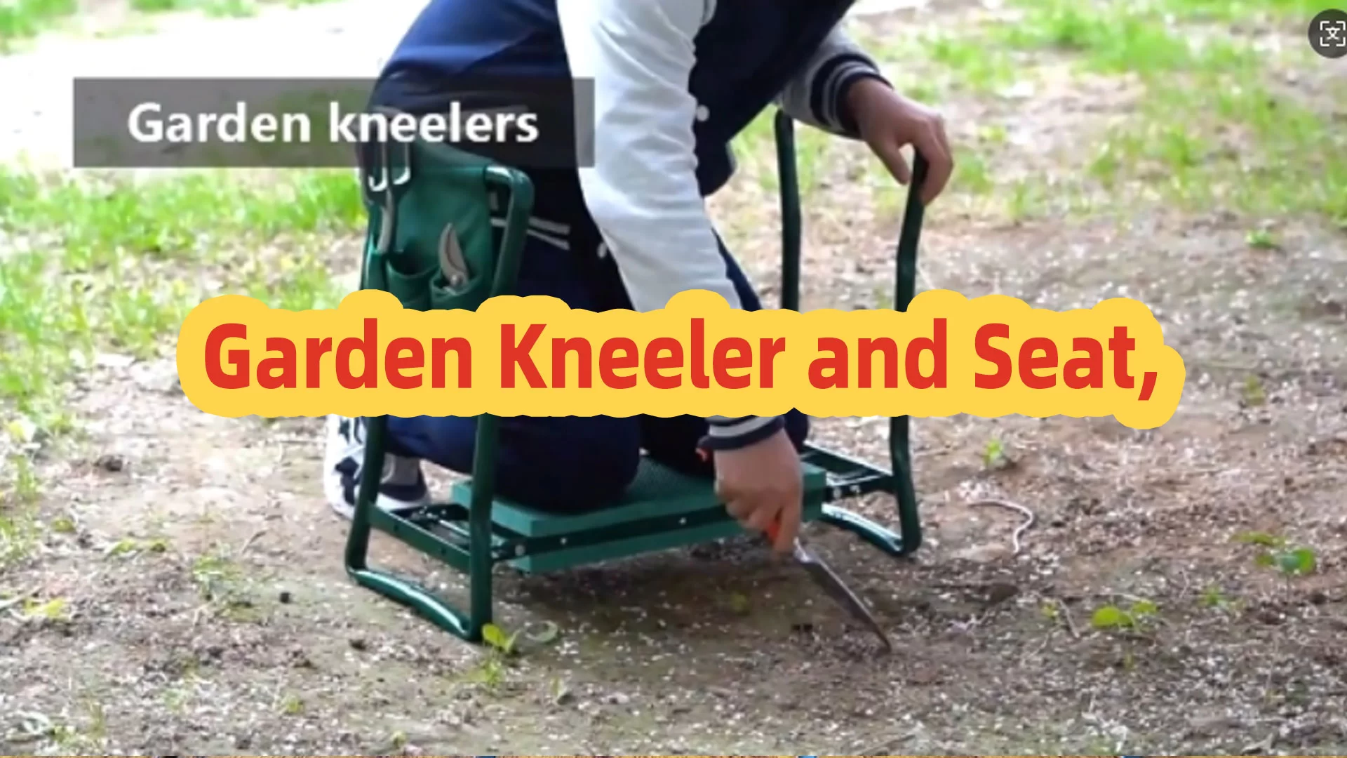 Rodillador de jardín y asiento, taburete de jardín plegable para arrodillarse y sentarse para prevenir el rodillador